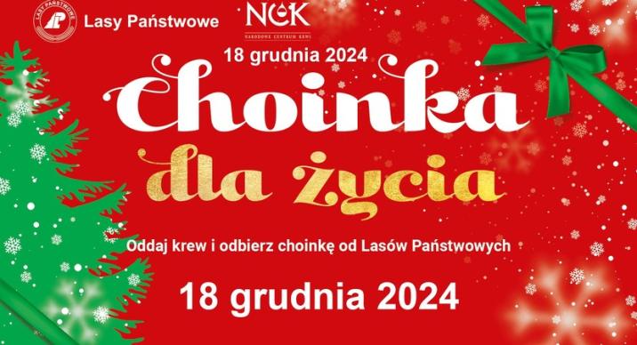 Plakat&#x20;informujący&#x20;o&#x20;akcji&#x20;pod&#x20;nazwą&#x20;choinka&#x20;dla&#x20;życia