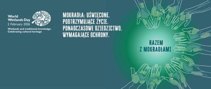 Oficjalna grafika promująca Światowy Dzień Mokradeł. Źródło: GDOŚ